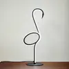 Image de Lindby lampe de table LED Pajaro, 49cm, noir, aluminium, flamant rose
