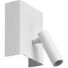 Image de Lindby LED Applique Murale Agit à intensité variable (Moderne) en Blanc Métal e. a. pour Salon & Salle manger (à 2 lampes,), Lampe Eclairage Luminaire Mural