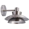 Image de Lucande Applique extérieure Thais à intensité variable (Moderne) en Gris Inox (1 lampe,à E14), pour mur extérieur/façade de maison terrasse und balcon