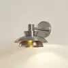 Image de Lucande applique d'extérieur Thais, acier inoxydable, Ø 25 cm