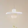 Image de Suspension Lindby Nielson, Ø 28 cm, blanc, plâtre