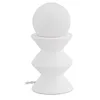 Image de Lindby Lampe à poser Nielson (Moderne) en Blanc Plâtre/Terre Cuite e. a. pour Salon & Salle manger (1 lampe,à E27),