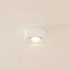 Image de Lindby plafonnier Levia, 1 lampe, Ø 14 cm, blanc, plâtre