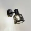 Image de Appliques murales Lindby Eskil, Ø 10 cm, noir, bambou