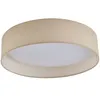 Image de Lindby LED Plafonnier Eilif (Moderne) en Beige Textile e. a. pour Salon & Salle à manger (1 lampe,à), Eclairage Lampe Luminaire Plafond Eclerage Interieur