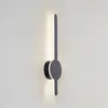 Image de Applique murale LED Lindby Borian, noir, aluminium, 40 cm
