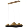 Image de Lucande LED Suspension Beutlin à intensité variable (Moderne) en Vert Textile e. a. pour Salon & Salle manger (à 3 lampes,), lampe plafonnier suspension