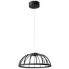 Image de Lucande LED Suspension Attea à intensité variable (Moderne) en Noir Aluminium e. a. pour Salon & Salle manger (1 lampe,à), lampe plafonnier suspension