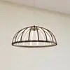 Image de Lucande Suspension LED Attea, noir, Ø 40 cm, aluminium