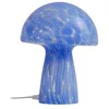 Image de Lindby Lampe à poser Hubi (Moderne) en Bleu Verre e. a. pour Salon & Salle manger (1 lampe,à E27),