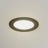 Image de Prios spot encastrable LED Rida, noir, Ø 10 cm, CCT, IP44