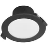 Image de PRIOS LED Spot encastrable Rida à intensité variable (Moderne) en Noir Aluminium e. a. pour Salle de bain (1 lampe,à), Projecteur lampe plafonnier applique