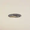 Image de Prios plafonnier encastré Fibur, argent brossé, Ø 8,2 cm