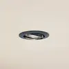 Image de Prios plafonnier encastré Fibur, gris foncé, aluminium, Ø 8,2 cm