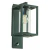 Image de Lucande Applique extérieure Ferda à intensité variable (Moderne) en Vert Aluminium (1 lampe,à E27), pour mur extérieur/façade de maison terrasse und balcon
