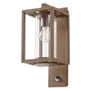 Image de Lucande Applique extérieure Ferda à intensité variable (Moderne) en Marron Aluminium (1 lampe,à E27), pour mur extérieur/façade de maison terrasse und balcon