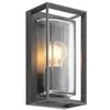 Image de Arcchio Applique extérieure Ismera à intensité variable (Moderne) en Noir Aluminium (1 lampe,à E27), pour mur extérieur/façade de maison terrasse und balcon