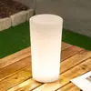 Image de Lindby Vase à fleurs LED rechargeable Florista, RVB, IP54, Ø 12cm, blanc