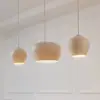 Image de Lucande suspension Malisa, beige, à 3 lampes, métal, 90 cm