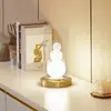 Image de Lindby lampe à poser Kupla, opale/clair, verre, Ø 20 cm, G9