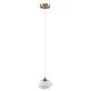 Image de Lindby Suspension en verre Piatra à intensité variable (Moderne) Blanc Verre e. a. pour Salon & Salle manger (1 lampe,à G9), Luminaire Lampe plafond Plafonnier
