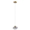 Image de Lindby Suspension en verre Piatra à intensité variable (Moderne) Noir Verre e. a. pour Salon & Salle manger (1 lampe,à G9), Luminaire Lampe plafond Plafonnier
