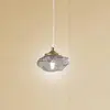 Image de Lindby suspension Piatra, fumé/laiton, verre, Ø 16 cm, G9