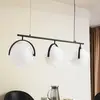 Image de Lucande, suspension Helva, blanc, à 3 lampes, 108 cm, pivotante