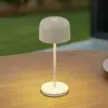 Image de Lampe de table LED rechargeable Lucande Quill, beige, CCT, à intensité variable