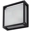 Image de Lucande Applique Exterieur Aurelien à intensité variable (Moderne) en Noir Aluminium (à 2 lampes, E27) Murale Luminaire Lampe Jardin Eclairage