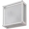 Image de Lucande Applique Exterieur Aurelien à intensité variable (Moderne) en Blanc Aluminium (à 2 lampes, E27) Murale Luminaire Lampe Jardin Eclairage