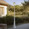 Image de Lindby luminaire d'extérieur Edana, 211 cm, blanc, métal, E27, IP44