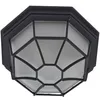 Image de Lindby Plafonnier Idril à intensité variable (Moderne) en Noir Aluminium (1 lampe,à E27), saillie plafonnier lampe
