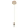Image de Lindby Suspension Hattie à intensité variable (Moderne) en Beige Aluminium e. a. pour Salon & Salle manger (1 lampe,à E27), Luminaire Lampe Plafond Plafonnier
