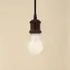 Image de Suspension Lindby Hattie, douille E27, noir, Ø 5 cm