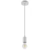 Image de Lindby Suspension Hattie à intensité variable (Moderne) en Blanc Aluminium e. a. pour Salon & Salle manger (1 lampe,à E27), Luminaire Lampe Plafond Plafonnier