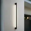 Image de Applique murale LED Lindby Neano, 120 cm, noir, métal, IP54
