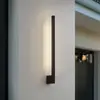 Image de Applique murale LED Lindby Neano, 60 cm, noir, métal, IP54