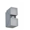 Image de Lindby LED Applique extérieure Sally (Moderne) en Gris Aluminium (à 2 lampes,), pour mur extérieur/façade de maison terrasse und balcon