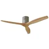 Image de Lucande Ventilateur de plafond Vindur (Moderne) en Marron Bois e. a. pour Salon & Salle à manger,
