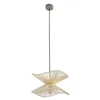 Image de Lindby Luminaire extérieur Valdorin à intensité variable (Moderne) en Beige Textile (1 lampe,à E27), Suspension