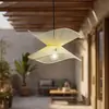 Image de Lindby suspension d'extérieur Valdorin, beige, coton, Ø 40cm