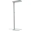 Image de Arcchio LED Lampadaires de bureau Logan Ultra HCL à intensité variable (Moderne) en Gris Aluminium e. a. pour Bureau (à 2 lampes,), Lampe lampe travail lampadaire