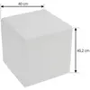 Image de Lindby Luminaire d'extérieur LED à batterie Cubara, RVB, cube, plastique