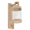 Image de Lindby Applique extérieure Yrene à intensité variable (Moderne) en Beige Aluminium (1 lampe,à E27), pour mur extérieur/façade de maison terrasse und balcon
