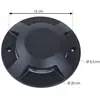 Image de Projecteur de sol LED Lucande Jeffrey, noir, 4 sorties lumineuses