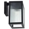 Image de Lindby Applique Exterieur Bolgar à intensité variable (Moderne) en Noir Métal (1 lampe,à E27), Murale Luminaire Lampe Jardin Eclairage d’exterieur