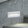 Image de Lucande, applique encastrable LED Loya, 23 x 8 cm, blanc, IP54