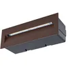Image de LED Applique extérieure Loya (Moderne) en Marron Aluminium (1 lampe,à), encastrable pour l’extérieur applique mur extérieur/mur de la maison terrasse & balcon