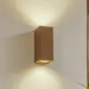 Image de Lucande, applique d'extérieur Xava, orientable vers le haut/bas, marron, à 2